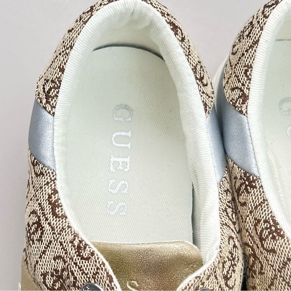 Guess Gold Lust Lace-Up Sneaker  Women's Size 8M - Picture 6 of 12